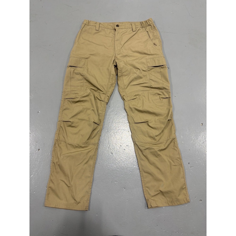 Vertx Original Tactical Pants Mens 33x32 Khaki Tan Ripstop Cargo Work Trousers